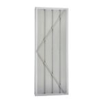 DODATKI ZA KOVINSKE HIŠKE GLOBEL KOMPLET VRAT 1 SREBRNA 179 X 67 CM (HD178F) - slika 3